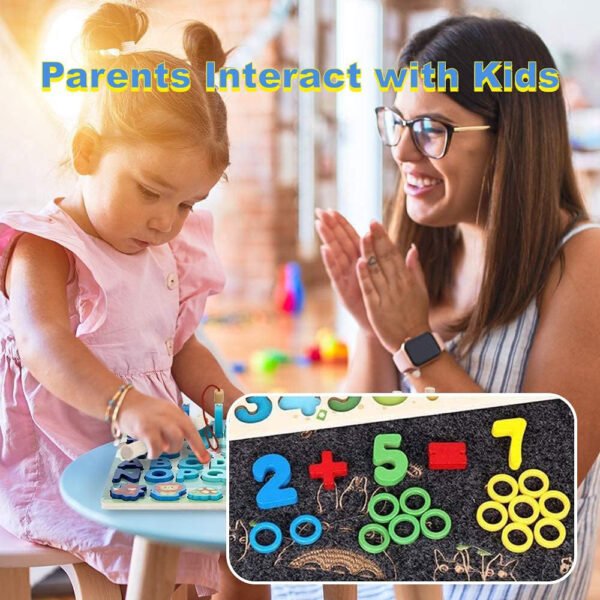 GOOHOMEEY 7 in1 Wooden Puzzles Learning Toy - Image 6
